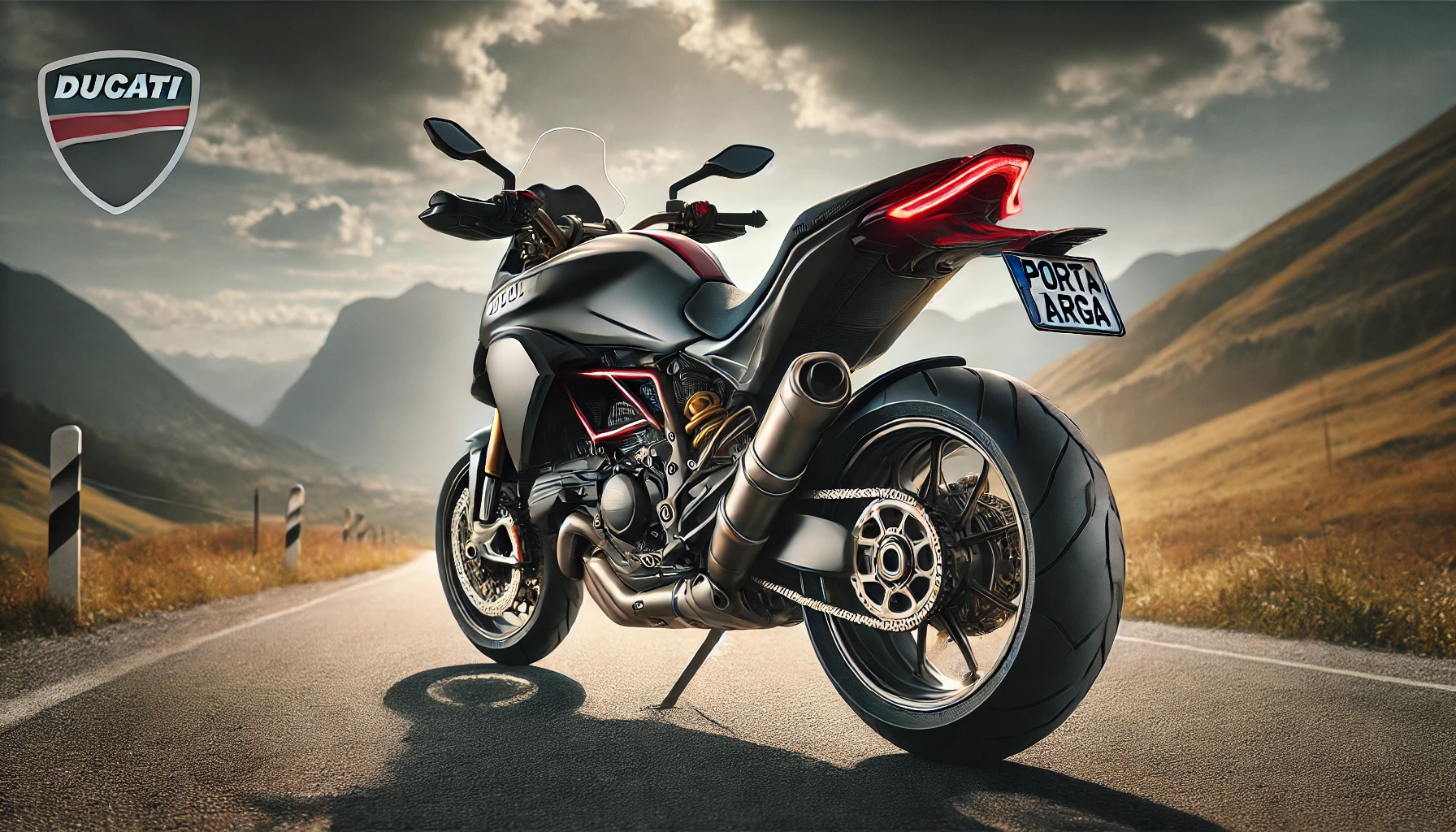 Portatarga Multistrada V4S
